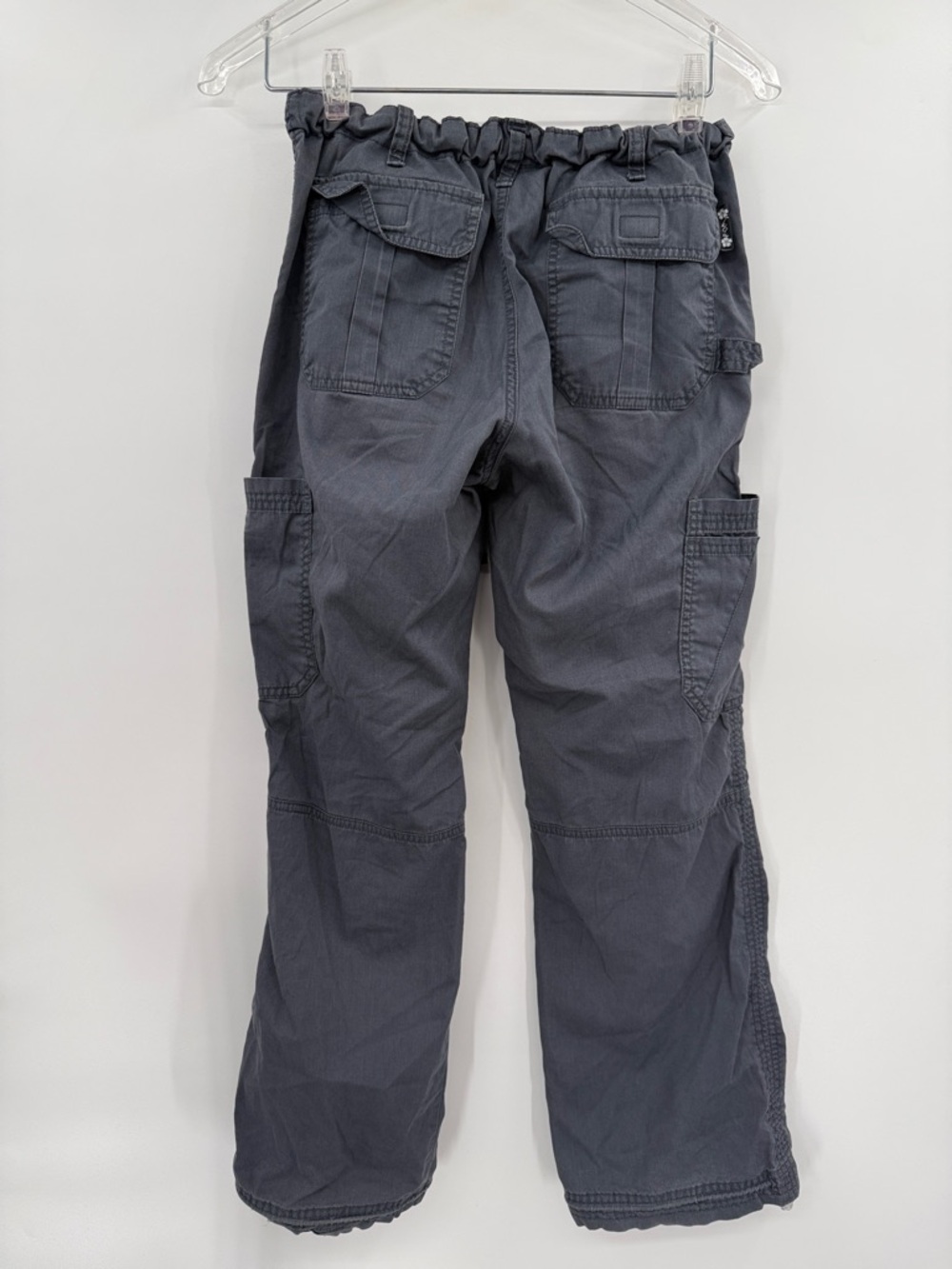 koi Lindsey Women's 7-Pocket Low-Rise Scrub Pants Size XS Petite Gray - Picture 4 of 11